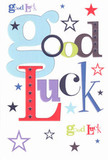 The uplifting spirit of this good luck card shines from every detail-a playful cascade of vibrant colours and expressive fonts, perfect for sending encouragement from the heart of Wennington. The phrase 'Good Luck' is set in oversized, pastel blue with deep reds, moss greens, and gracious violets, each letter thoughtfully arranged like a palette of hope. Dotted with stars in navy, lilac, and lemon-tinted tones, the white background comes alive with a whimsical energy that evokes dreams as boundless as the open skies over Wennington Marshes. Though the cardstock is sleek and smooth, there's a tactile pleasure akin to turning the pages of a well-loved note-inviting a moment's pause before gifting. Ideal for marking big moments-exams, jobs, auditions, or any leap into the unknown-this card is a gentle talisman, wrapped in optimism and genuine belief, echoing the heartfelt community support that defines Wennington. Each card is not just a sentiment, but a tangible piece of encouragement, crafted with the same thoughtful care that Wennington Florist brings to every arrangement delivered throughout our local area.